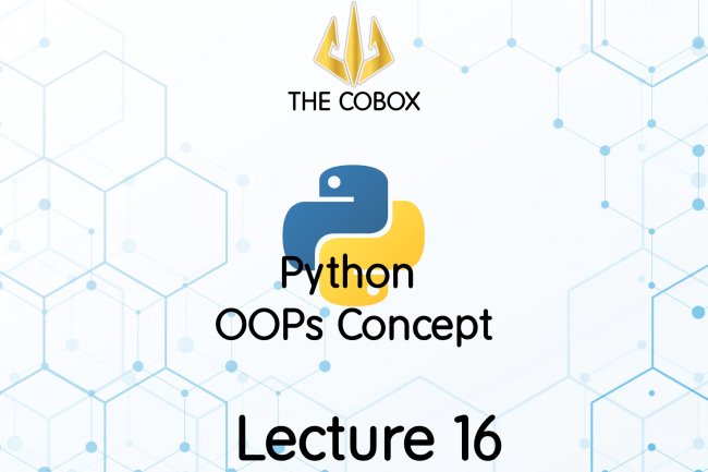 OOPs Python | Lecture 16