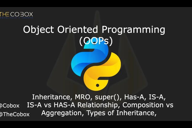 Python's Object Oriented Programming (OOPs) | 2 | notes by Durgasoft | #durgasoft #oops #python