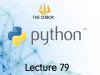 Learn Python Programming Tutorial Online Training by Durga Sir | Lecture 79