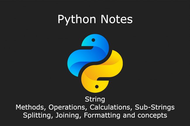 String | Data Type | Notes by DurgaSoft | #Python #Durgasoft #String