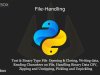 File handling | Notes by DurgaSoft | #Python #fileHandling #Durgasoft